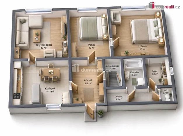 Prodej rodinného domu, Mšecké Žehrovice - Lodenice, 171 m2