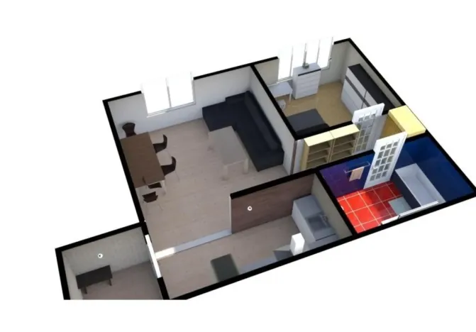 Pronájem bytu 2+kk, Praha - Michle, Počátecká, 53 m2