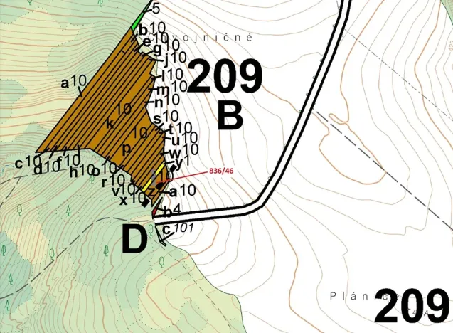 Dražba lesa, Ketkovice, 594 m2