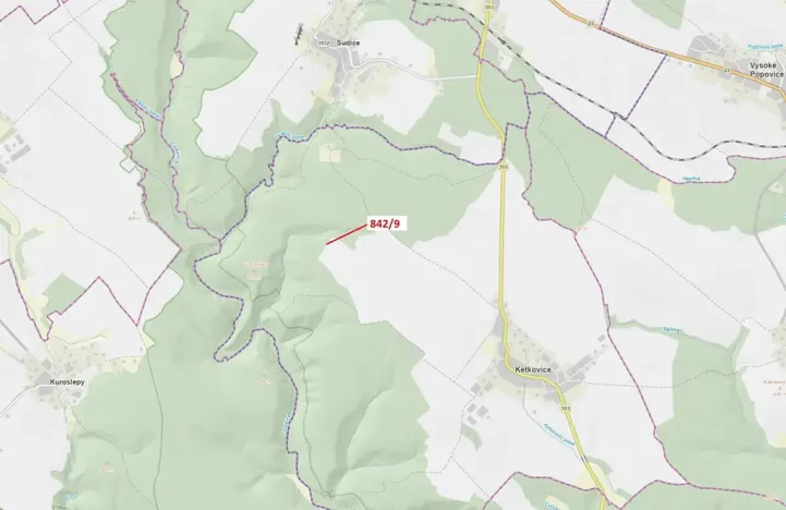 Dražba lesa, Ketkovice, 67 m2