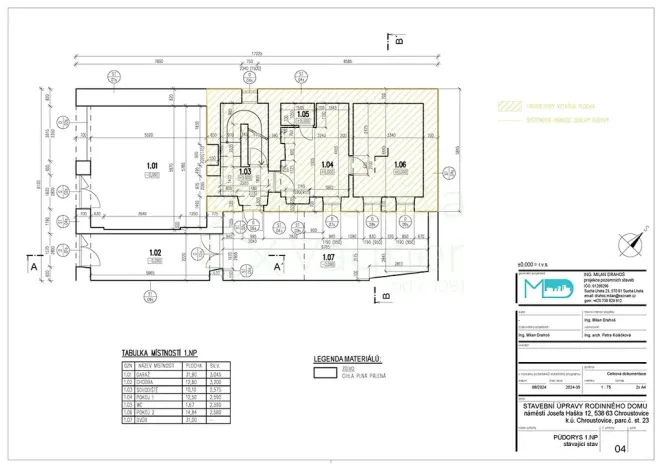 Prodej rodinného domu, Chroustovice, náměstí Josefa Haška, 205 m2