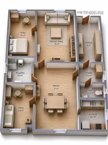 Prodej rodinného domu, Doksy, U kapličky, 90 m2