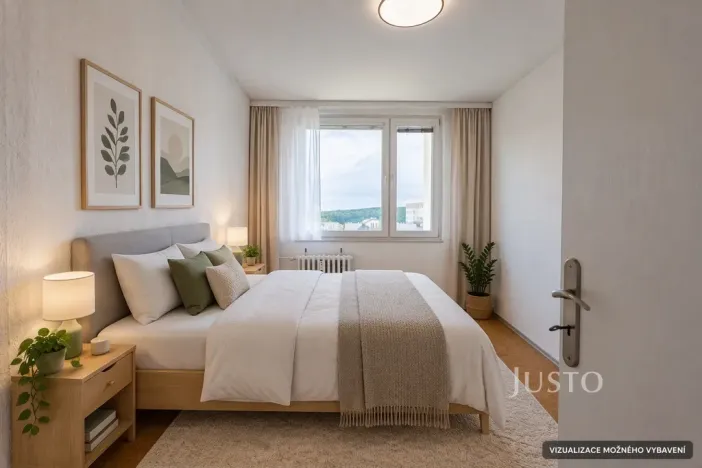 Pronájem bytu 2+kk, Praha - Řepy, Nevanova, 42 m2