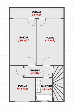 Prodej rodinného domu, Libochovice, Kosmonautů, 142 m2