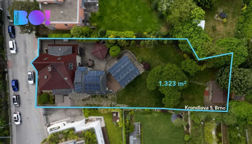 Prodej vily, Brno, Krondlova, 713 m2
