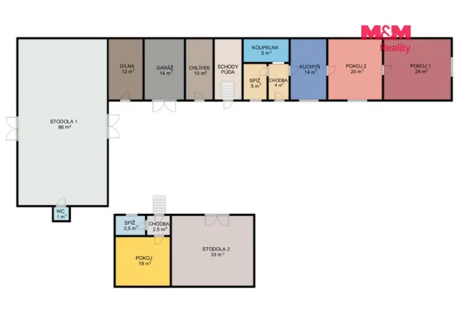 Prodej rodinného domu, Mikulovice, 156 m2