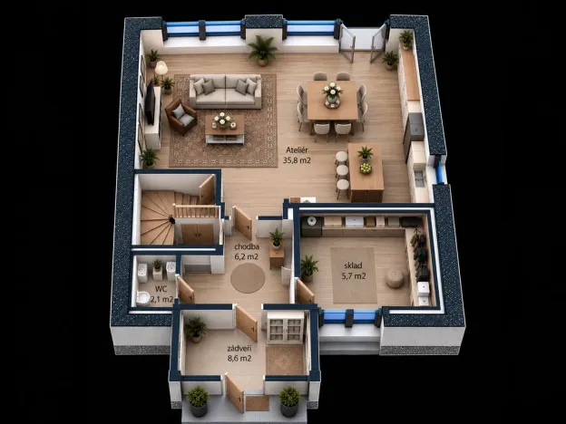 Prodej bytu 6+kk a větší, Sulice, Hlavní, 163 m2