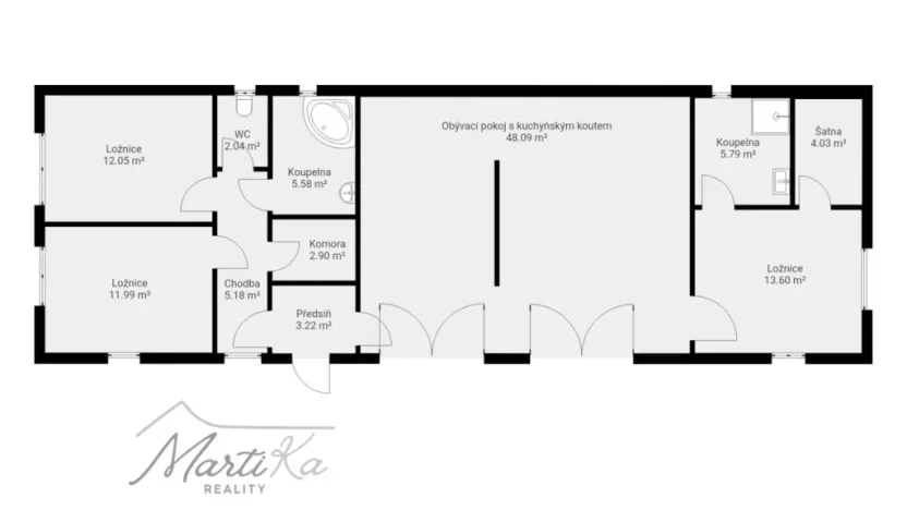 Prodej rodinného domu, Kamenný Přívoz - Hostěradice, 114 m2