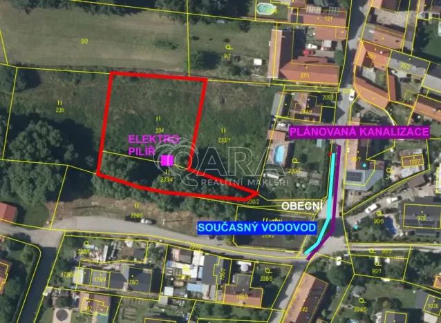 Prodej pozemku pro bydlení, Krhanice, 1555 m2