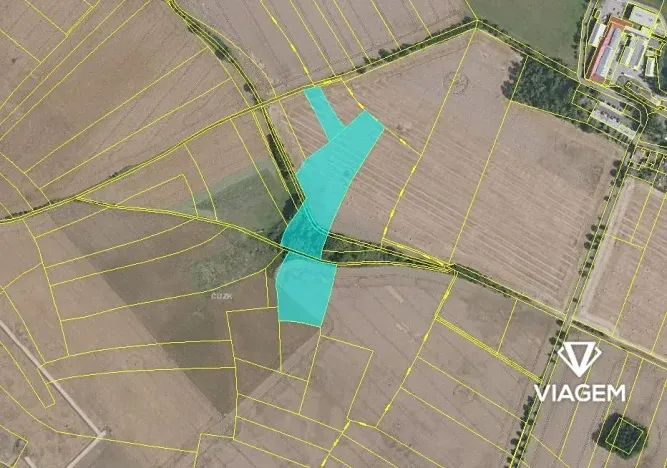 Prodej podílu pole, Veliká Ves, 3652 m2
