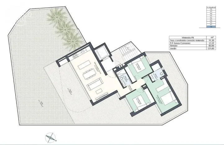 Prodej bytu 4+kk, Guardamar del Segura, Alicante, Španělsko, 91 m2