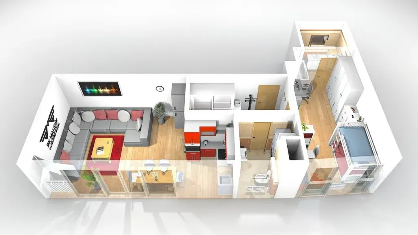 Pronájem bytu 2+kk, Praha - Pitkovice, K dálnici, 54 m2