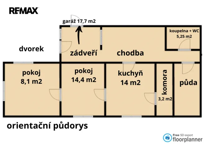 Prodej chalupy, Jemnice, Velká brána, 42 m2