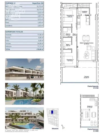 Prodej bytu 3+kk, Pilar de La Horadada, Alicante, Španělsko, 77 m2