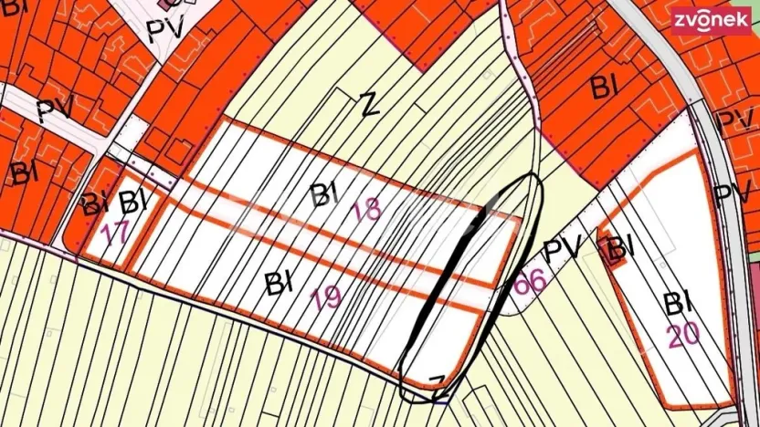 Prodej pozemku pro bydlení, Zlechov, 2143 m2