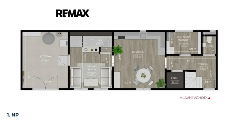Prodej rodinného domu, Myštice, 115 m2