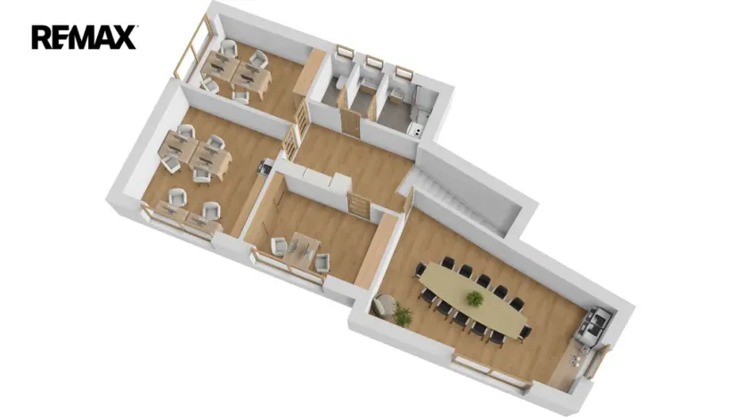 Pronájem kanceláře, Hradec Králové - Pražské Předměstí, Veverkova, 110 m2