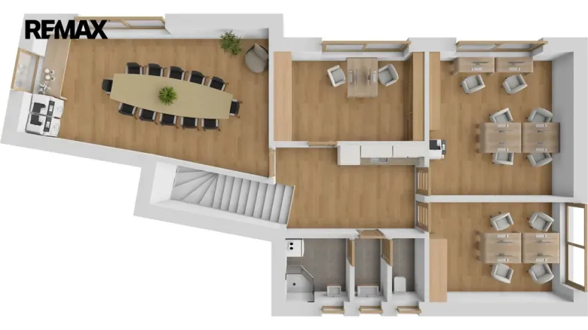 Pronájem kanceláře, Hradec Králové - Pražské Předměstí, Veverkova, 110 m2