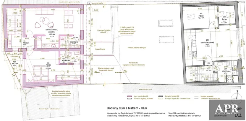 Prodej obchodního prostoru, Hluk, Hradišťská, 177 m2