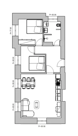 Prodej bytu 3+kk, Praha - Holešovice, Skalecká, 65 m2