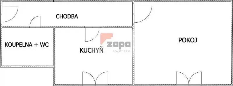 Pronájem bytu 1+1, Praha - Holešovice, U smaltovny, 37 m2