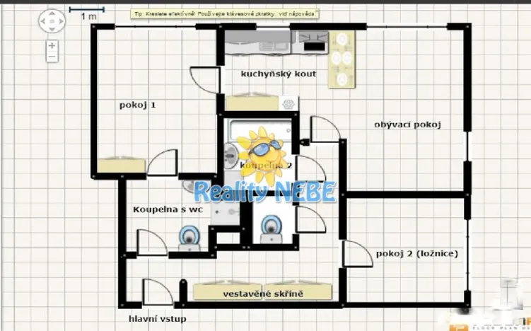 Pronájem bytu 3+kk, Praha - Michle, Pod Stárkou, 94 m2