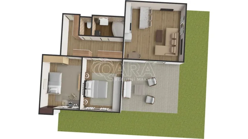 Pronájem bytu 3+kk, Holubice - Kozinec, Buková, 81 m2