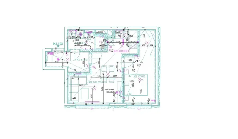 Pronájem bytu 2+kk, Praha - Hloubětín, Kolbenova, 46 m2