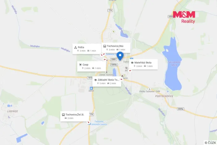Pronájem bytu 2+1, Tochovice, 55 m2