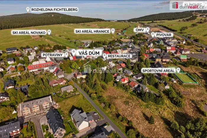 Prodej rodinného domu, Boží Dar, 180 m2