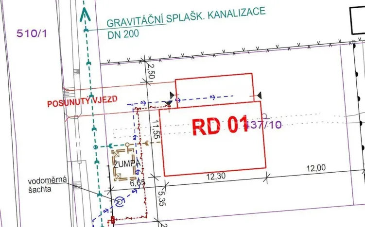 Prodej pozemku pro bydlení, Úžice, Vodolská, 599 m2