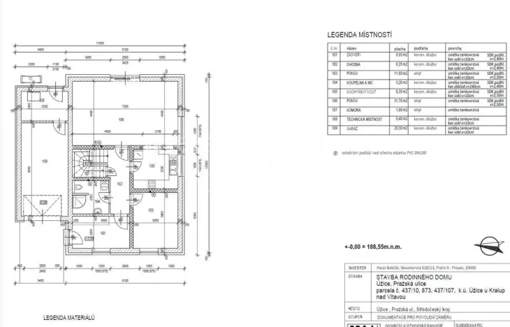 Prodej pozemku pro bydlení, Úžice, Vodolská, 599 m2