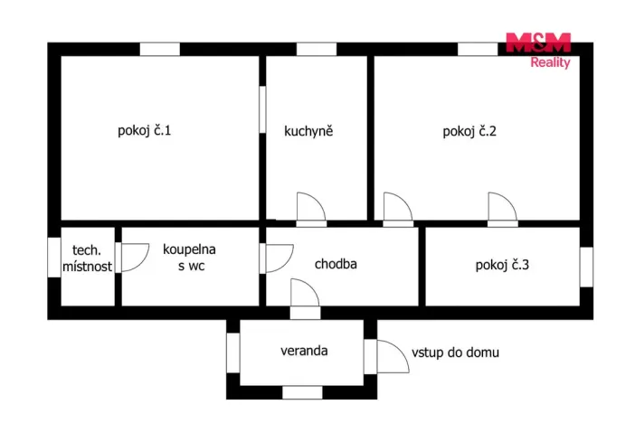 Prodej rodinného domu, Nové Dvory, Havlíčkova, 75 m2