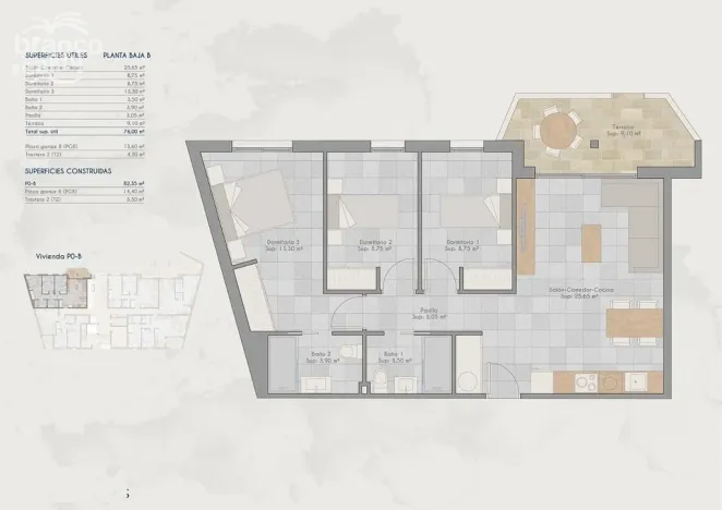 Prodej bytu 4+kk, San Pedro del Pinatar, Murcia, Španělsko, 82 m2