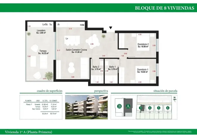 Prodej bytu 3+kk, Alhama de Murcia, Španělsko, 71 m2