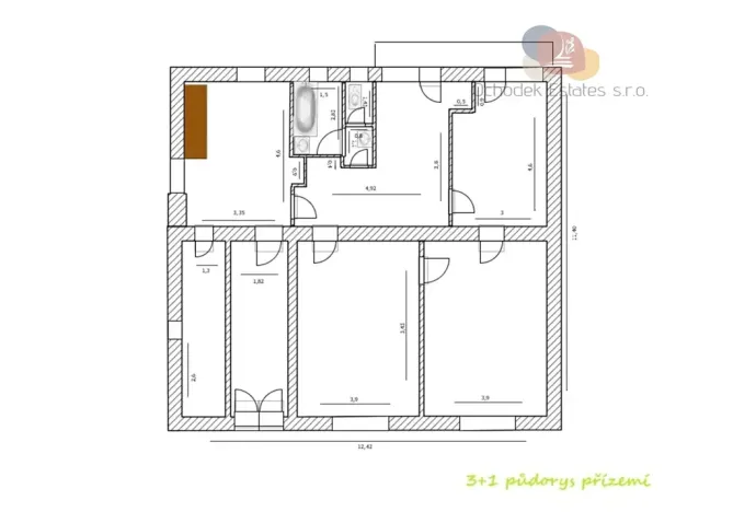 Prodej vícegeneračního domu, Luká, 283 m2