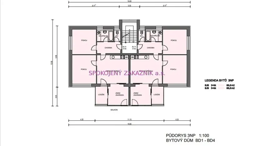 Prodej bytu 3+kk, Nový Bor, 86 m2
