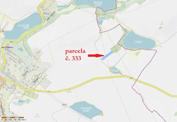 Prodej pole, Křižanov, Zámek, 18722 m2
