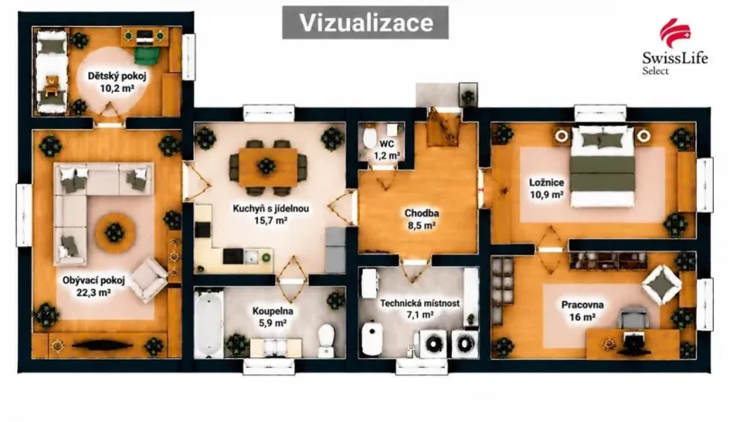 Prodej rodinného domu, Chrast, Čeperka, 90 m2