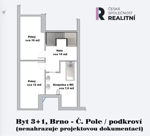 Prodej bytu 3+1, Brno - Černá Pole, Antonína Slavíka, 163 m2