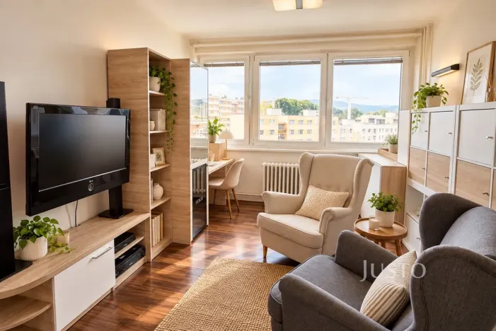 Pronájem bytu 1+kk, Liberec - Liberec IV-Perštýn, Na Bídě, 24 m2