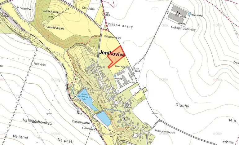 Prodej podílu komerčního pozemku, Jeníkovice, 5776 m2