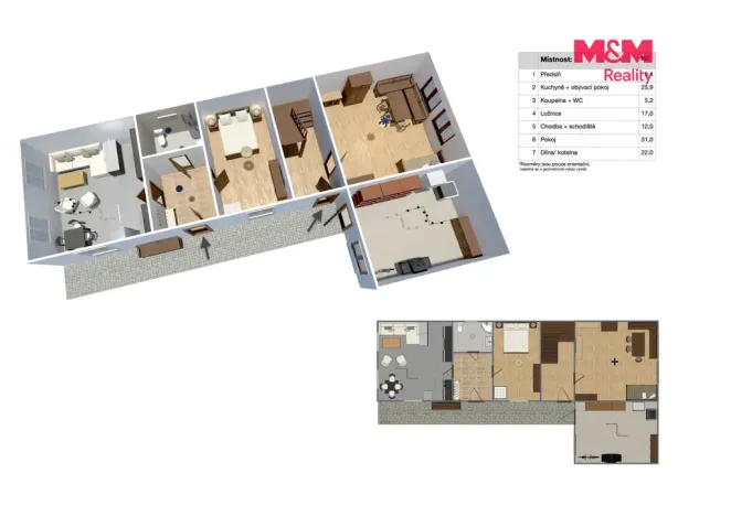 Prodej rodinného domu, Soběšice - Damíč, 161 m2