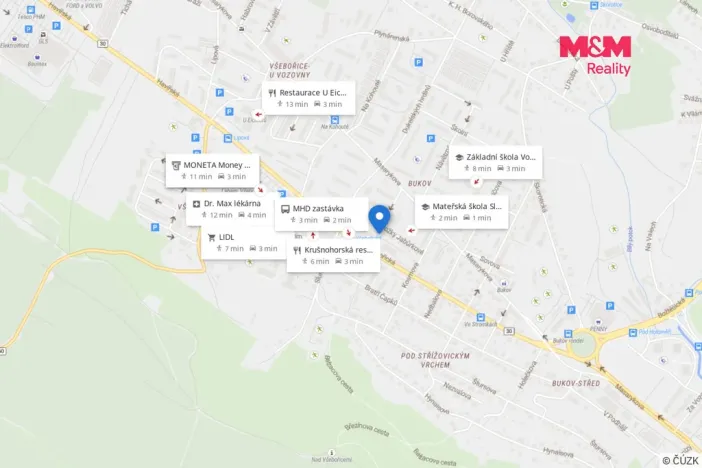 Prodej bytu 2+1, Ústí nad Labem - Bukov, Jožky Jabůrkové, 55 m2