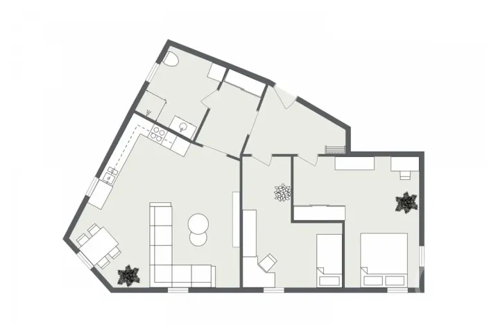 Pronájem bytu 3+kk, Ostrava - Heřmanice, Koněvova, 84 m2