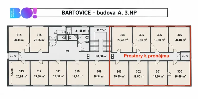 Pronájem kanceláře, Ostrava, Šenovská, 180 m2
