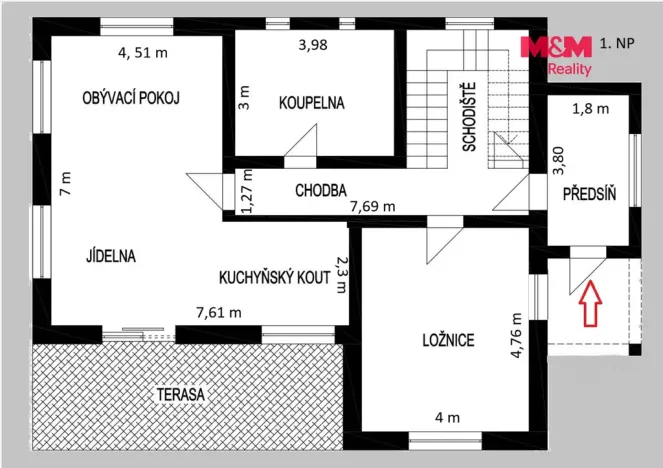 Prodej rodinného domu, Ohařice, 152 m2
