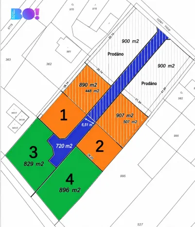 Prodej pozemku pro bydlení, Bohumín - Skřečoň, 907 m2