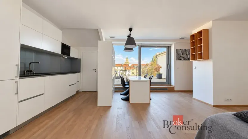 Pronájem bytu 1+kk, Praha - Dejvice, Nikoly Tesly, 46 m2
