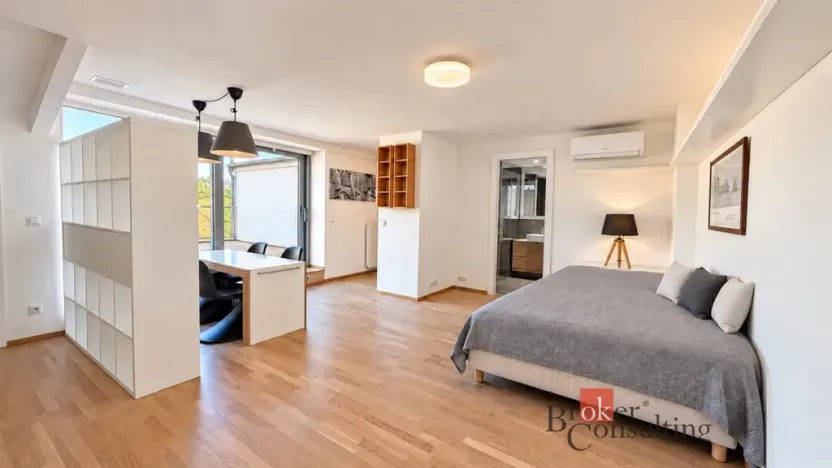 Pronájem bytu 1+kk, Praha - Dejvice, Nikoly Tesly, 46 m2